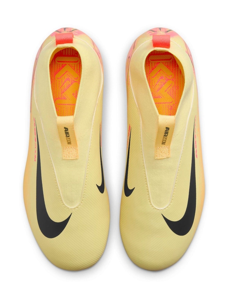Nike Laser Orange Kids Zoom Mercurial Superfly 10 Academy Kylian Mbappe Artificial Ground Football Boots - Image 11 of 11