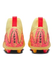 Nike Laser Orange Kids Zoom Mercurial Superfly 10 Academy Kylian Mbappe Artificial Ground Football Boots - Image 3 of 11
