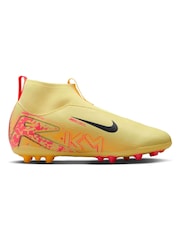 Nike Laser Orange Kids Zoom Mercurial Superfly 10 Academy Kylian Mbappe Artificial Ground Football Boots - Image 4 of 11