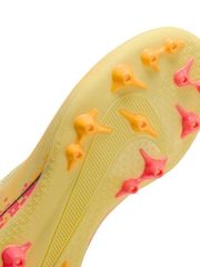 Nike Laser Orange Kids Zoom Mercurial Superfly 10 Academy Kylian Mbappe Artificial Ground Football Boots - Image 6 of 11