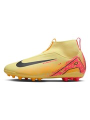 Nike Laser Orange Kids Zoom Mercurial Superfly 10 Academy Kylian Mbappe Artificial Ground Football Boots - Image 7 of 11
