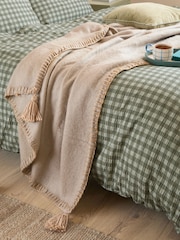 Yard Natural Lowen Wool Blend Brushed Throw - Image 1 of 4