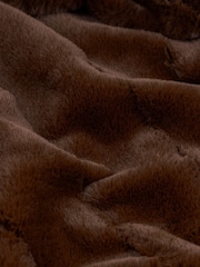 Paoletti Brown Empress Faux Fur Throw - Image 3 of 3