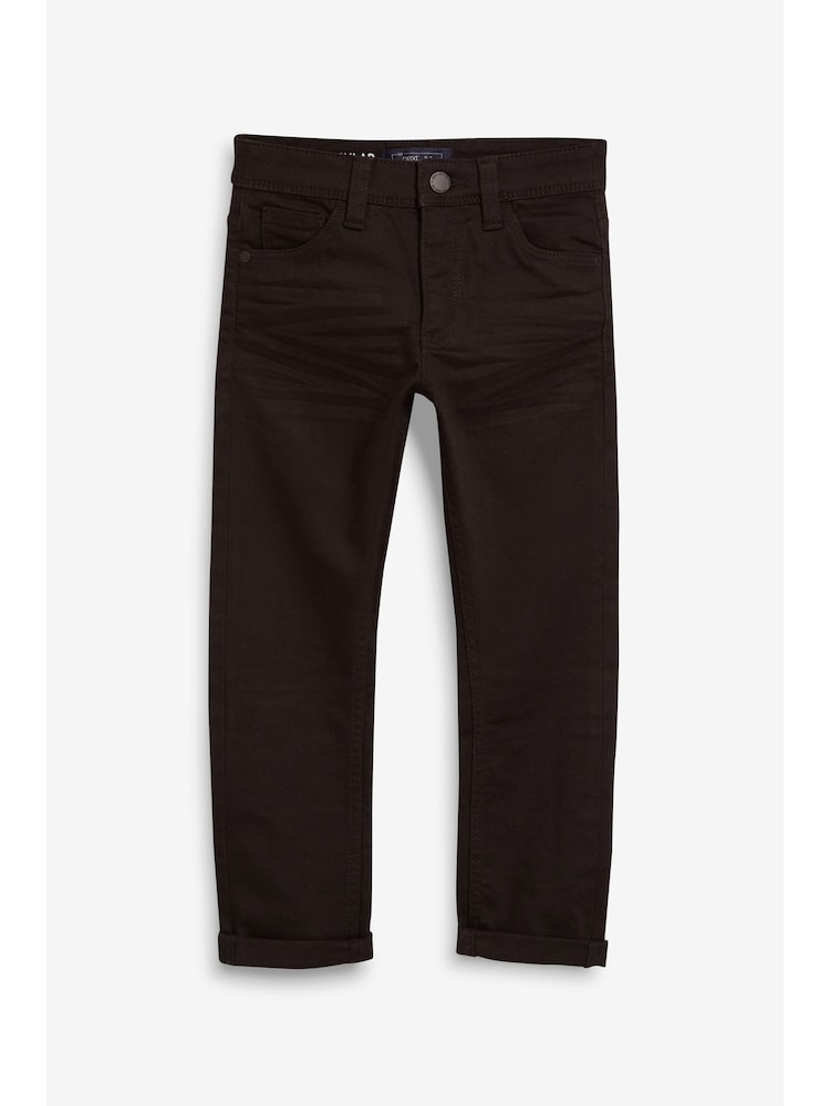 Black Regular Fit Stretch Jeans (3-17yrs) - Image 1 of 7
