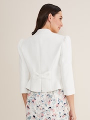 Phase Eight Cream Isabella Bow Jacket - Image 2 of 7
