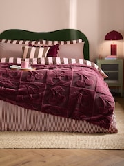 Furn Morello Fur Boucle Check Throw - Image 1 of 3