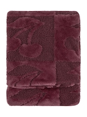 Furn Morello Fur Boucle Check Throw - Image 2 of 3