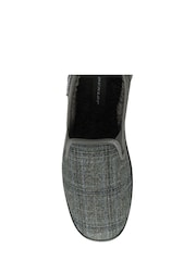 Dunlop Grey Mens Twin Gusset Full Slippers - Image 4 of 4