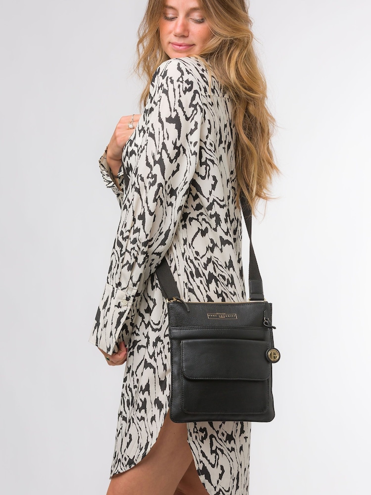 Pure Luxuries London Langley Leather Cross-Body Bag - Image 1 of 5