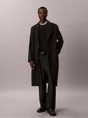 Calvin Klein Black Classic Cotton Monogram Jumper - Image 5 of 5