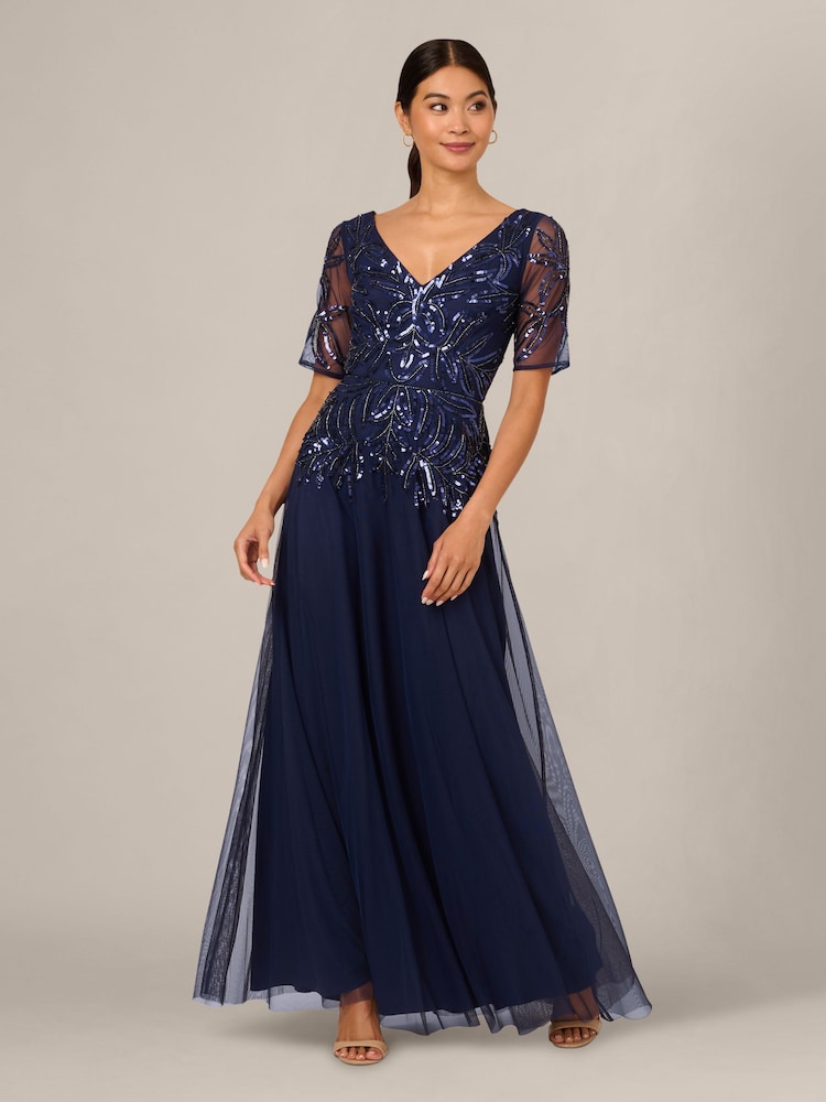 river island bridesmaid dresses Rent Blue Halter Maxi Dress Size:Stitched Ready To Wear-Size 40 xx_82025less7 Cream/Brown Coral Current Sena The River Island cowl