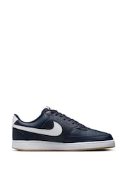 Nike Blue Court Vision Low Trainers - Image 1 of 10