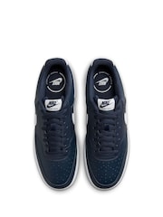 Nike Blue Court Vision Low Trainers - Image 6 of 10