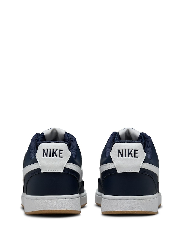 Nike Blue Court Vision Low Trainers - Image 7 of 10