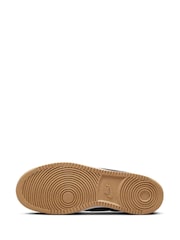 Nike Blue Court Vision Low Trainers - Image 8 of 10