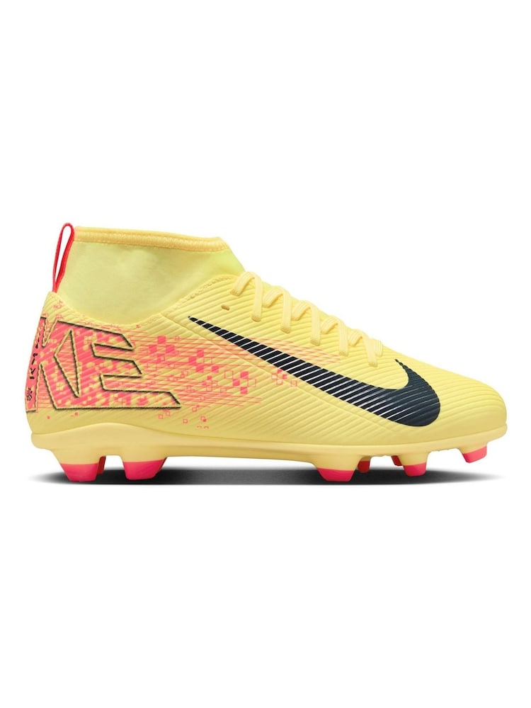Nike Laser Orange Kids Mercurial Superfly 10 Club Kylian Mbappe Multi Ground Football Boots - Image 1 of 9