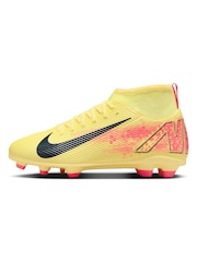 Nike Laser Orange Kids Mercurial Superfly 10 Club Kylian Mbappe Multi Ground Football Boots - Image 2 of 9