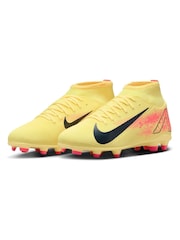 Nike Laser Orange Kids Mercurial Superfly 10 Club Kylian Mbappe Multi Ground Football Boots - Image 3 of 9