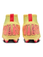 Nike Laser Orange Kids Mercurial Superfly 10 Club Kylian Mbappe Multi Ground Football Boots - Image 4 of 9