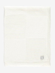 Cream Plush Knitted Blanket - Image 1 of 5