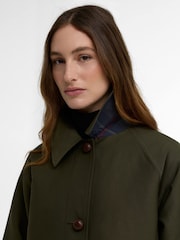 Barbour® Green Ria Longline Showerproof Jacket - Image 5 of 7