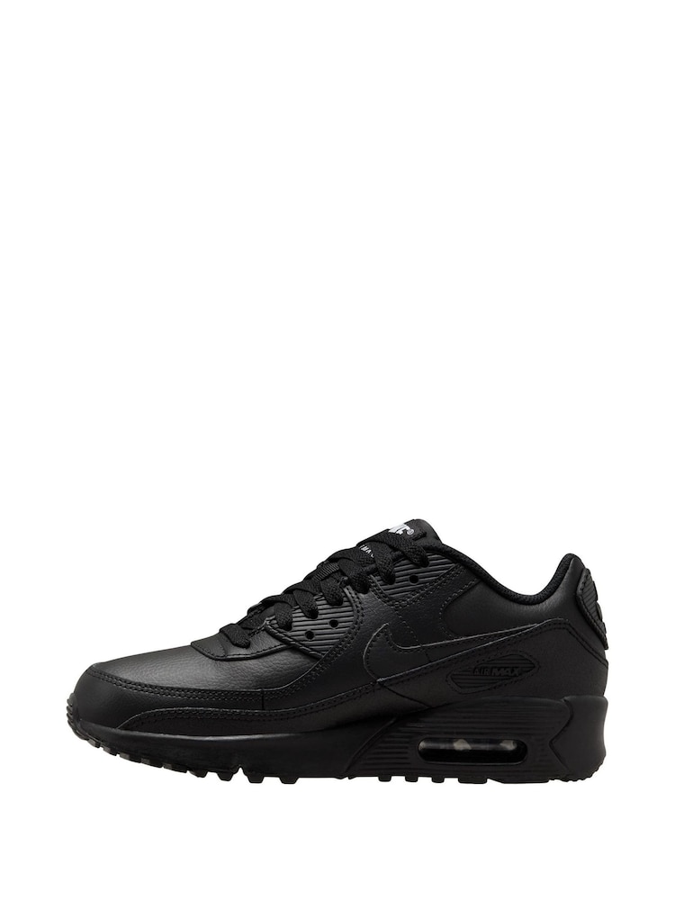 Nike Black Youth Air Max 90 Easy On Trainers - Image 2 of 4