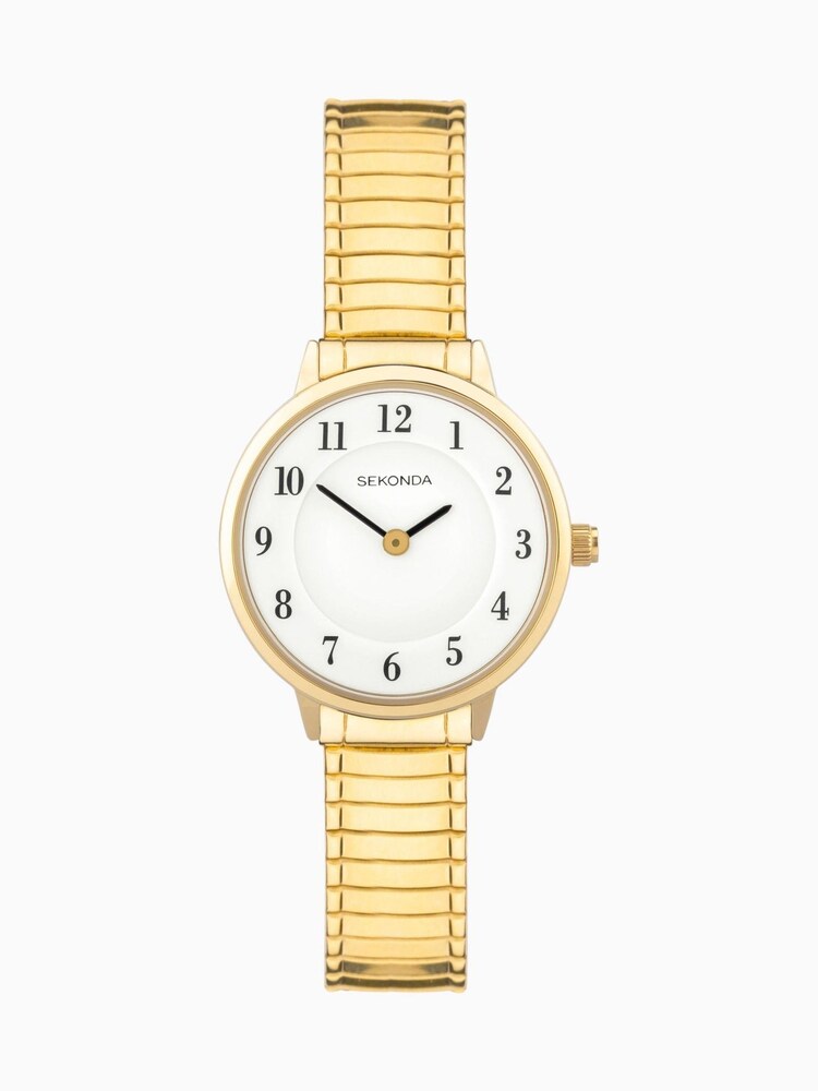 Sekonda Easy Reader Gold Tone Stainless Steel Expander Bracelet Watch - Image 2 of 6