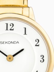 Sekonda Easy Reader Gold Tone Stainless Steel Expander Bracelet Watch - Image 5 of 6