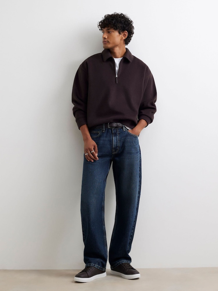 River Island Blue Loose Fit Jeans - Image 1 of 4