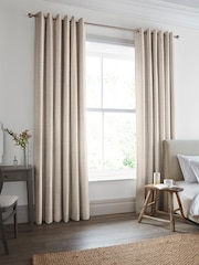 Laura Ashley Natural Swanson Made to Measure Curtains - Image 1 of 9