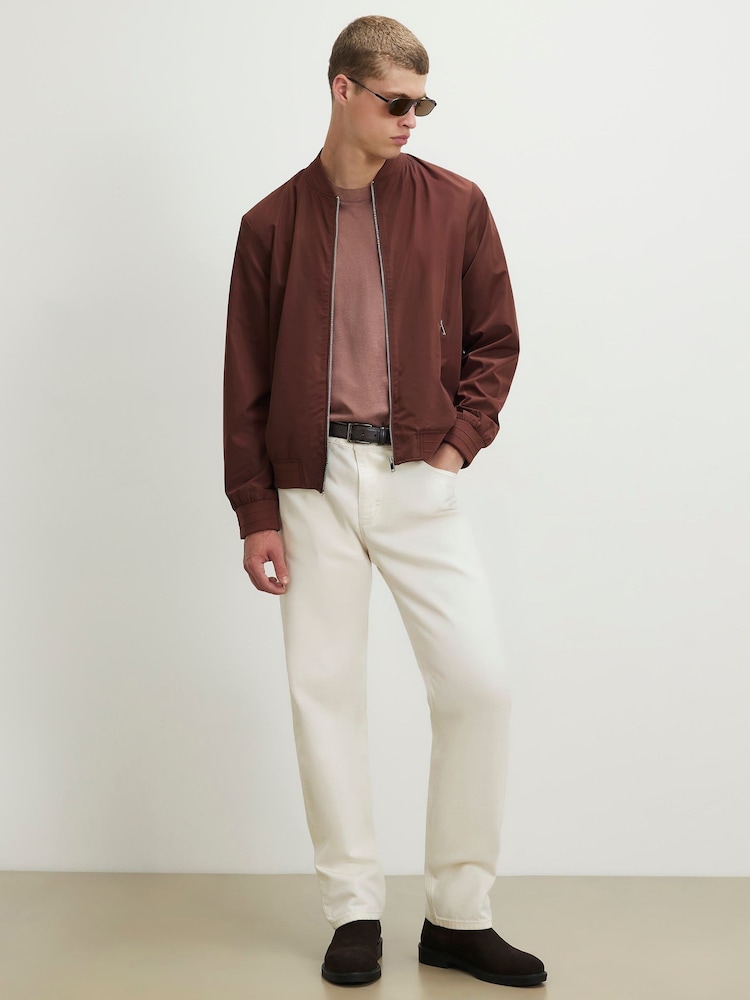 River Island Orange Lightweight Bomber Jacket - Image 1 of 4