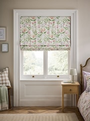 Multi Ready Made Blackout/Thermal Floral Print Roman Blinds - Image 1 of 8