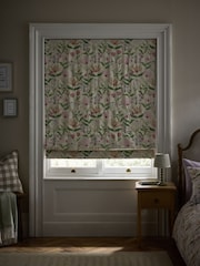 Multi Ready Made Blackout/Thermal Floral Print Roman Blinds - Image 3 of 8