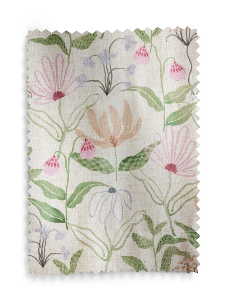 Multi Ready Made Blackout/Thermal Floral Print Roman Blinds - Image 8 of 8 Multi Ready Made Blackout/Thermal Floral Print Roman Blinds - Image 8 of 8