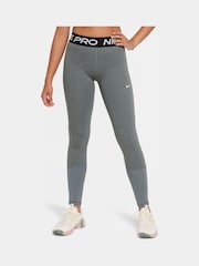 Nike Grey Marl Dri-FIT High Waisted Pro Leggings - Image 1 of 8
