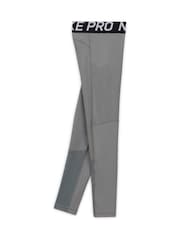 Nike Grey Marl Dri-FIT High Waisted Pro Leggings - Image 6 of 8