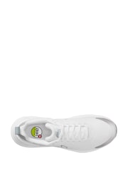 Nike White/Silver Air Max Nuaxis Trainers - Image 3 of 4