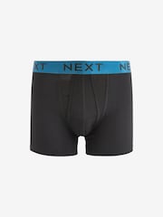Black Bright Colour Metallic Waistband 10 pack A-Front Boxers - Image 11 of 13