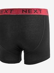 Black Bright Colour Metallic Waistband 10 pack A-Front Boxers - Image 12 of 13