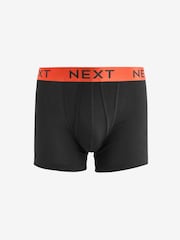 Black Bright Colour Metallic Waistband 10 pack A-Front Boxers - Image 7 of 13