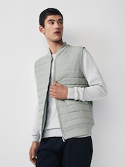 Light Grey Hybrid Bomber Gilets - Image 1 of 9