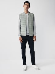 Light Grey Hybrid Bomber Gilets - Image 2 of 9