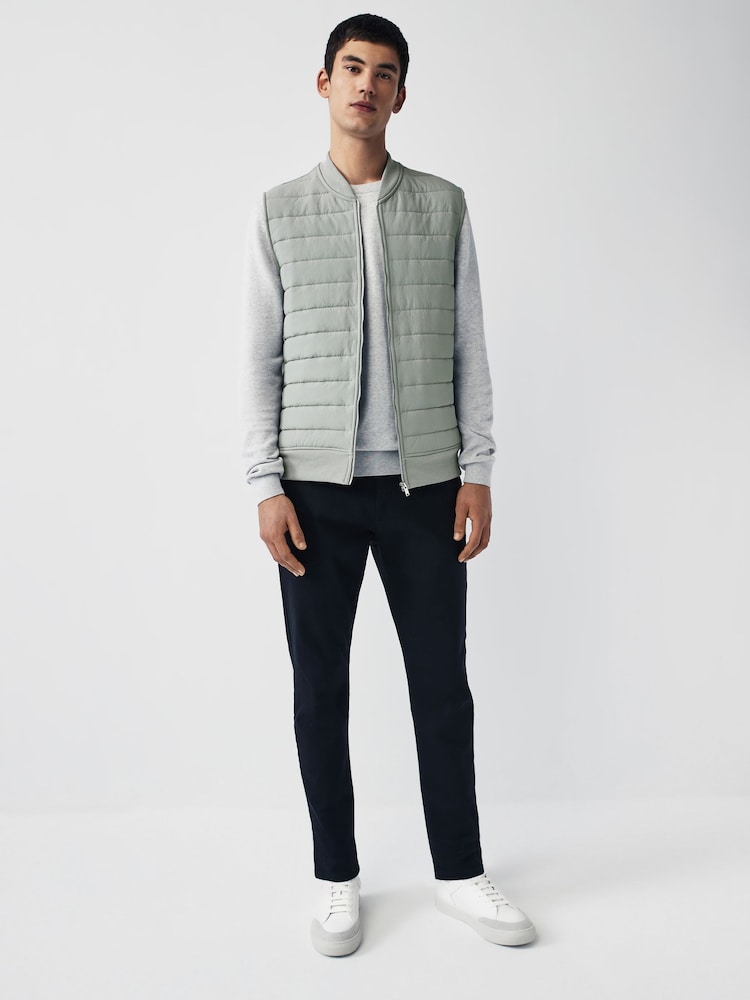 Light Grey Hybrid Bomber Gilets - Image 2 of 9