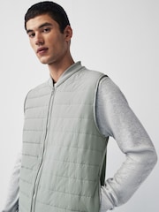 Light Grey Hybrid Bomber Gilets - Image 4 of 9