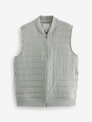 Light Grey Hybrid Bomber Gilets - Image 6 of 9