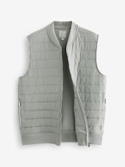 Light Grey Hybrid Bomber Gilets - Image 7 of 9