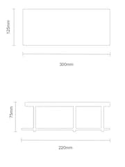 Cesta de ducha para botellas inoxidable Contemp de Showerdrape - Imagen 4 de 4