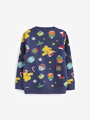 Marineblå - Jul Pokémon License Crew Sweatshirt (3-16år) - Image 7 of 8