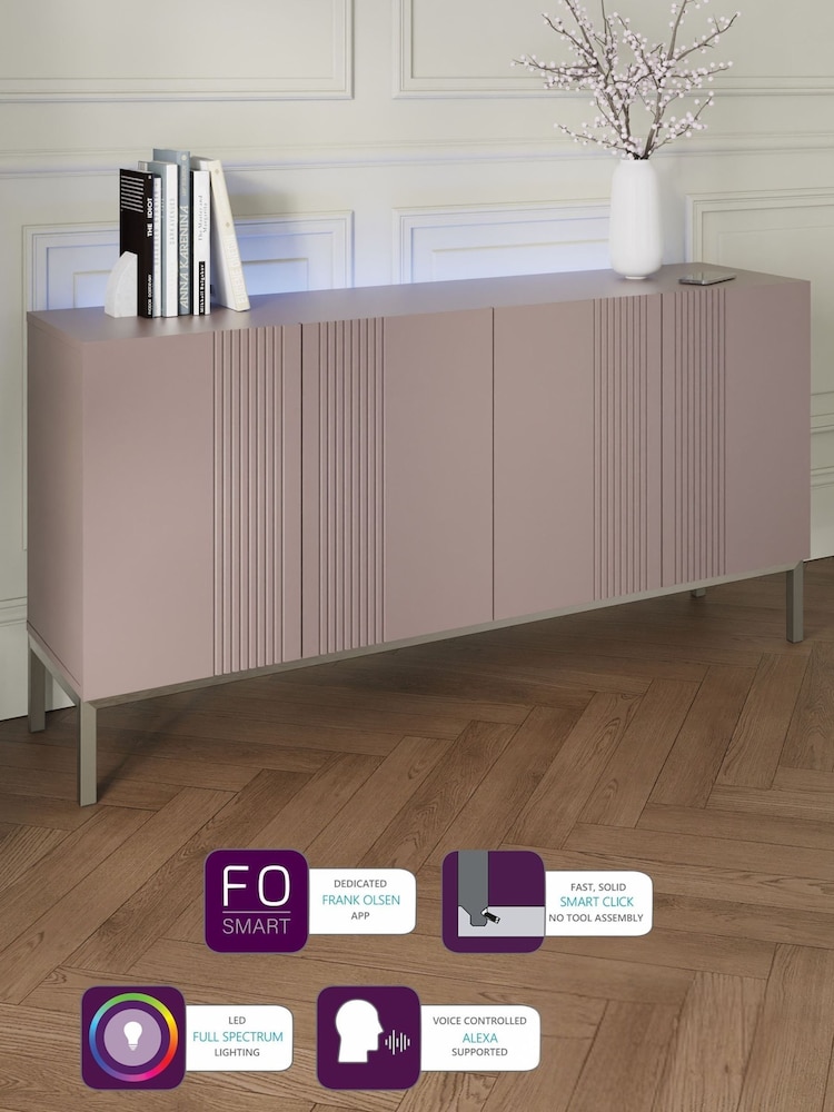Frank Olsen Mulberry Iona 4 Door Large Sideboard - Image 2 of 6