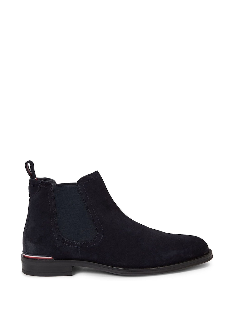 Tommy Hilfiger Blue Chelsea Boots - Image 2 of 4